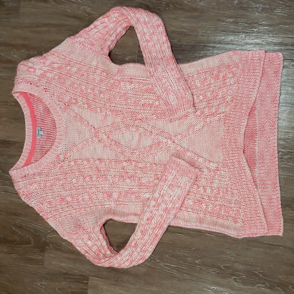 (L) Kismet Neon Thick Cable Knit Comfy Cottagecore Colorful Cozy